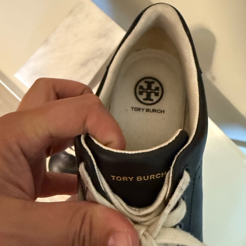 Tory Burch Black and White Sneakers - Picture 10 of 12